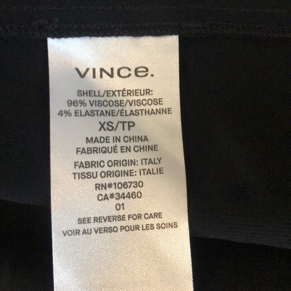 NWT Vince Black Maxi Sleeveless Dress Sz XS - Picture 8 of 8